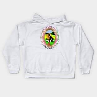 Golf Cart Tart Kids Hoodie